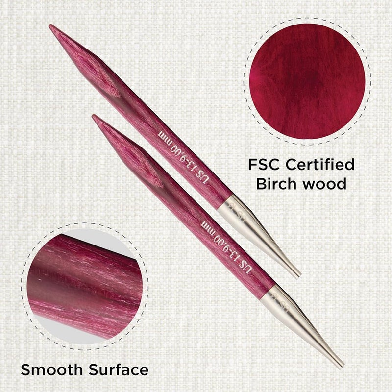 Knit Pro Dreamz Interchangeable Circular Needles 5" (13cm) | US Size 13 (9mm) - Image 1
